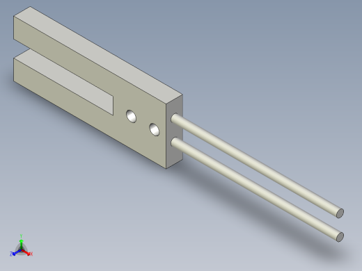 槽型光纤FT-U85正等轴测缩略图