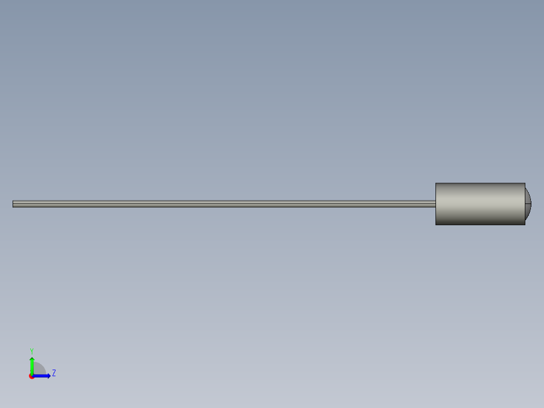 基恩士PS-201_kc图纸模型左视图