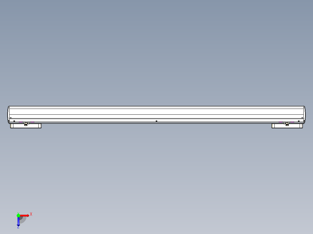 威洛博LC系列3d模型模组2LC22H1Y-S1150俯视图