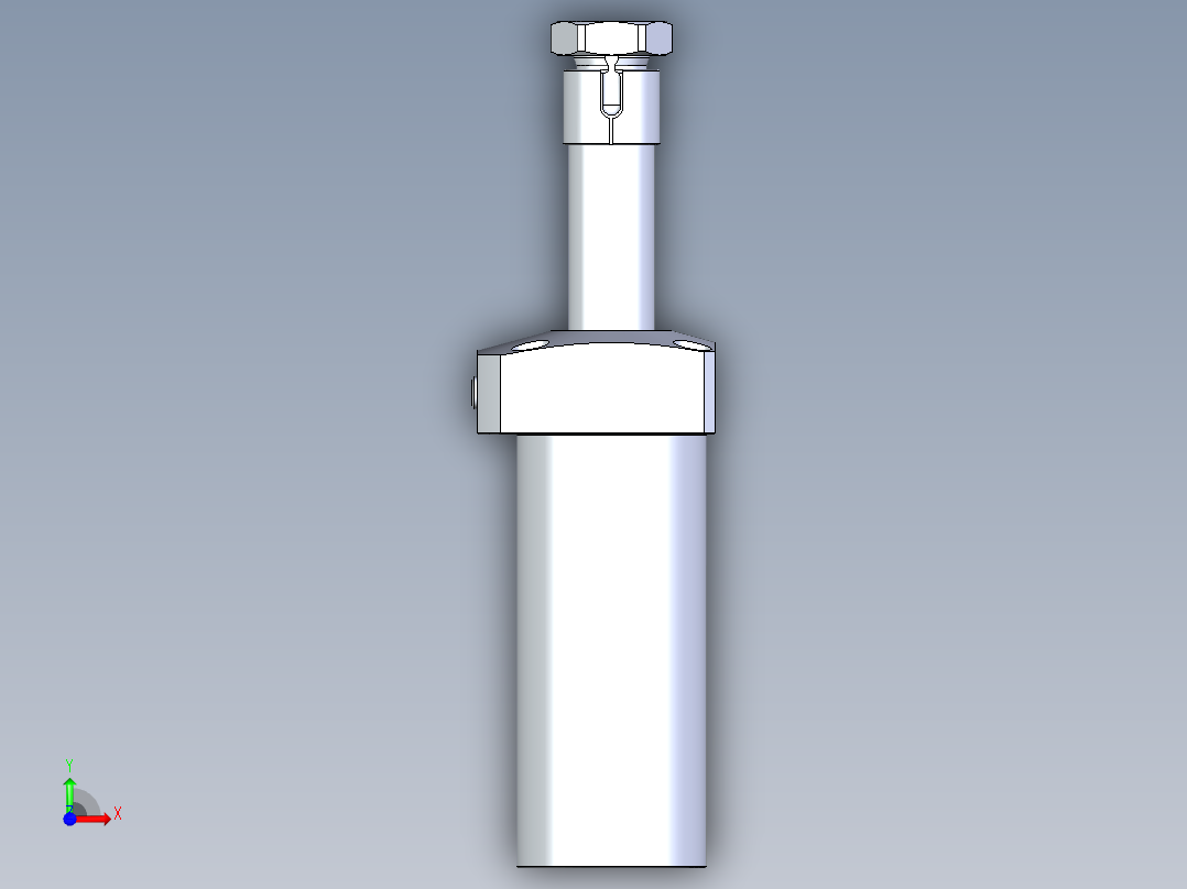 KOSMEKLHA0550-GR-Q40多系列多零件图纸模型前视图