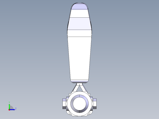德克斯TUNKERS气缸数模T6-24左视缩略图