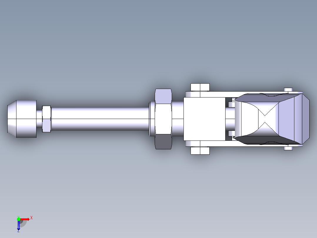 德克斯TUNKERS气缸数模T6-24俯视图