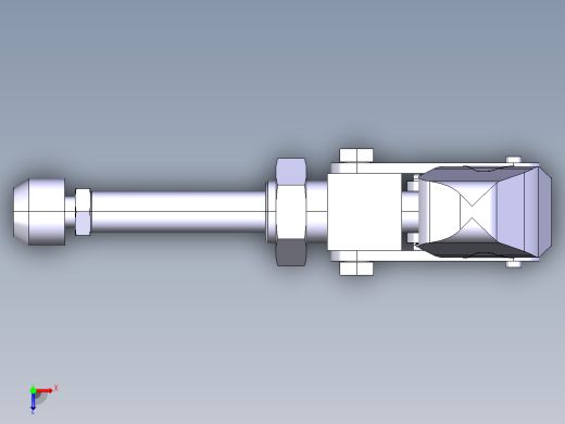 德克斯TUNKERS气缸数模T6-24俯视缩略图