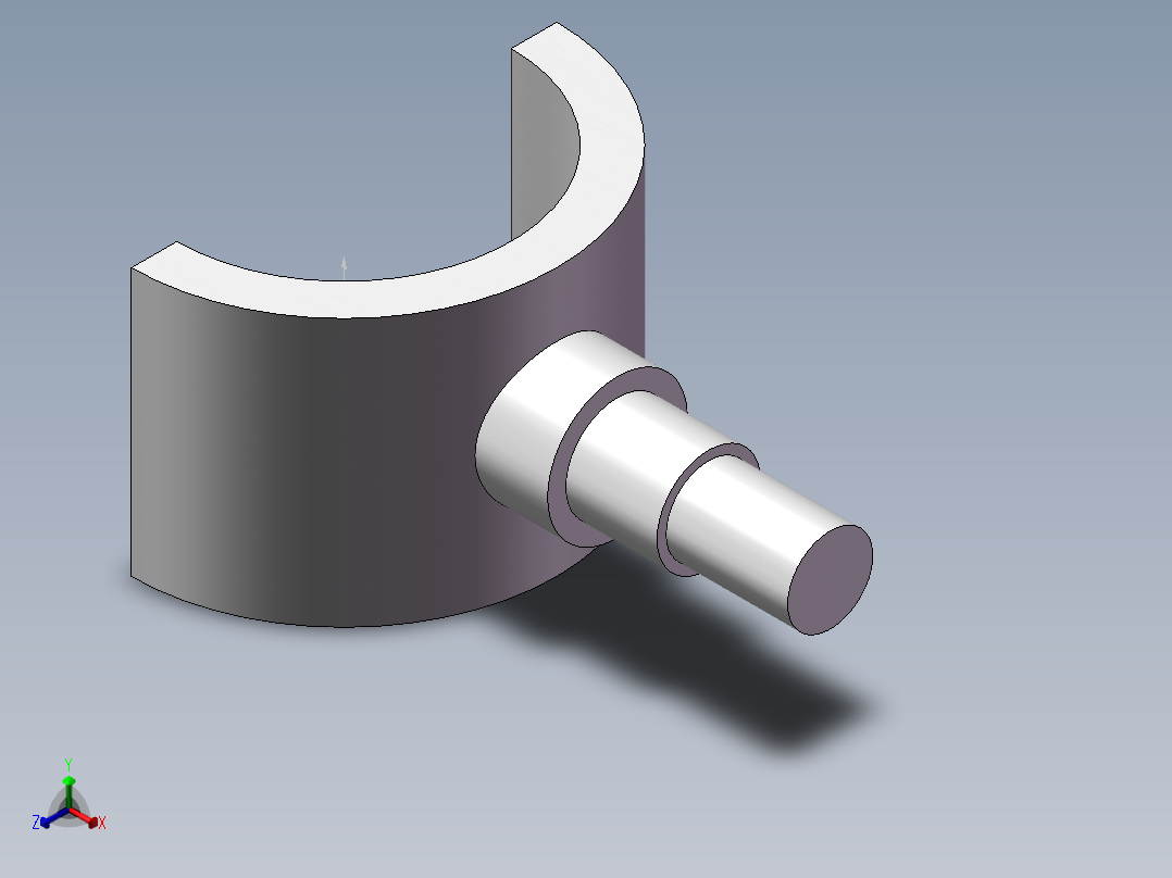 国标件-包块B正等轴测图
