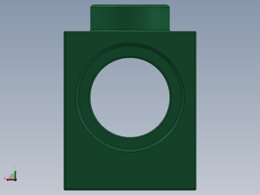 乐高机械组积木（横梁）-4522678 - 6541 Dark Green Technic Brick 1 x 1 with Hole后视缩略图