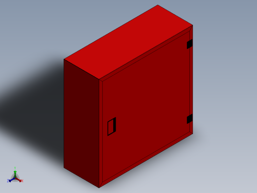 fire-cabinet-7-消防柜-sw.6 三维 图纸正等轴测缩略图
