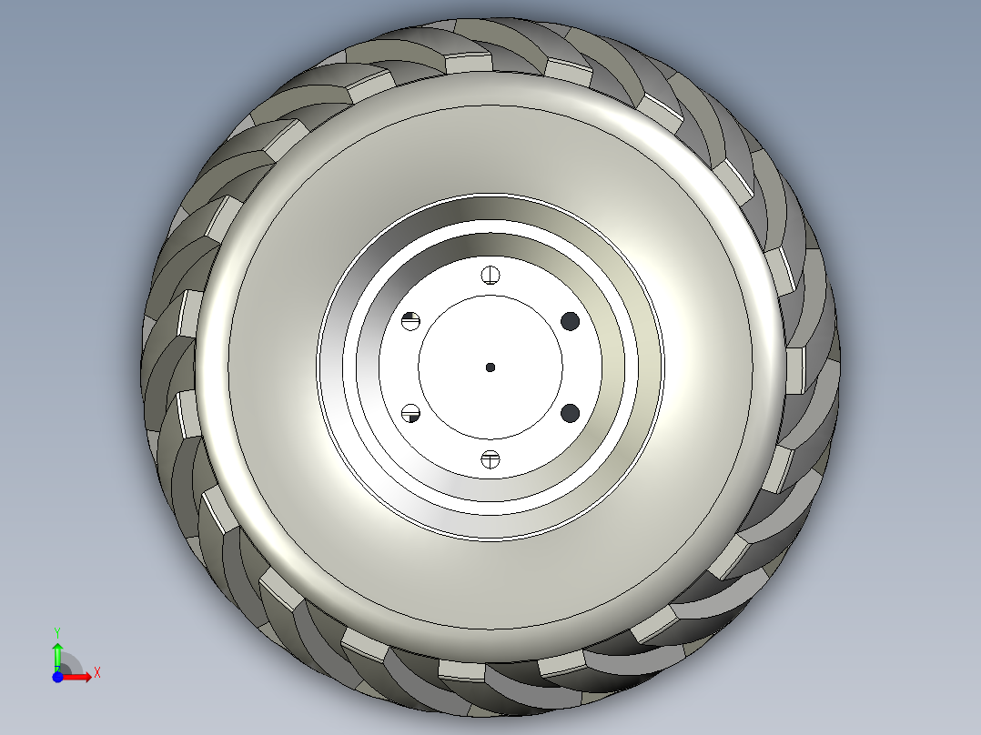 A独立悬挂三维模型设计前视图