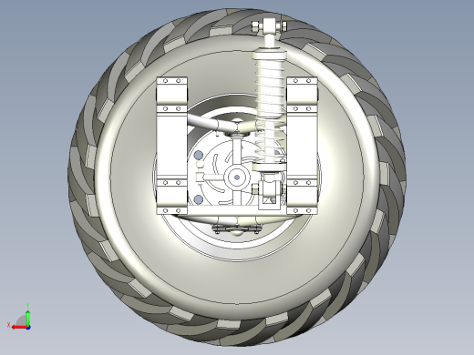 A独立悬挂三维模型设计后视缩略图