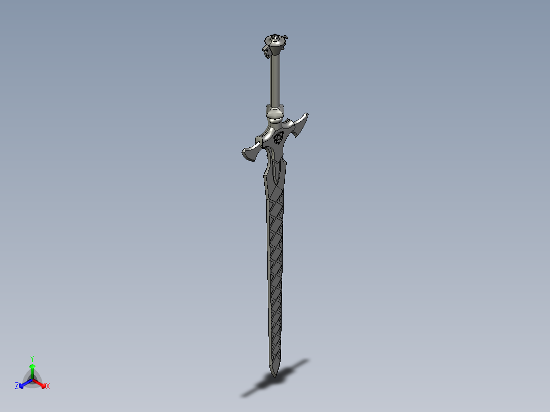 剑、宝剑(200)主视图