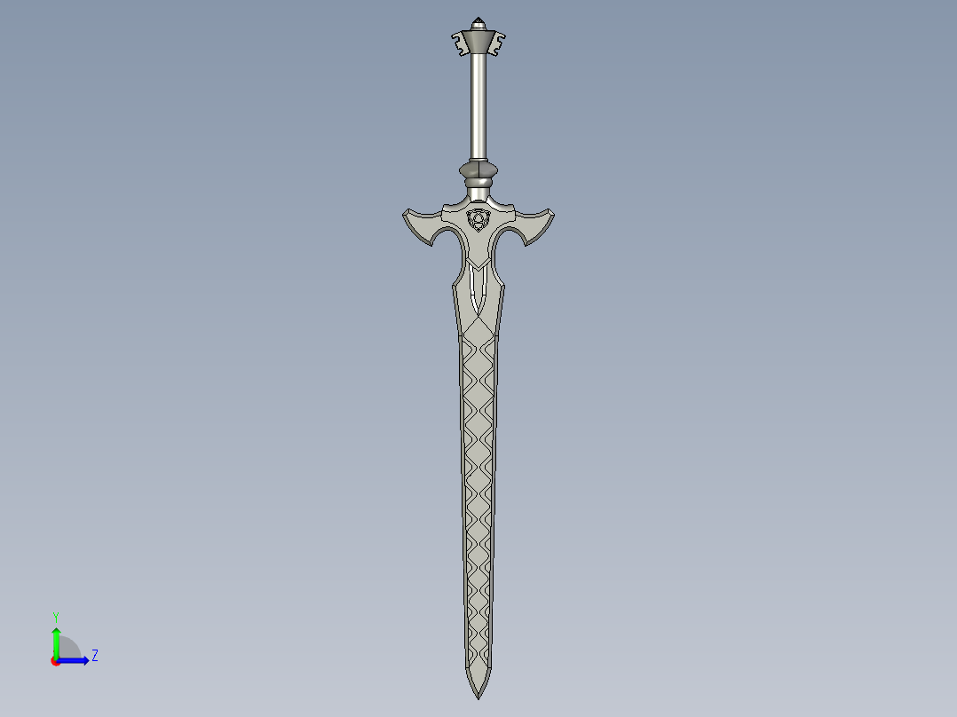 剑、宝剑(200)左视图