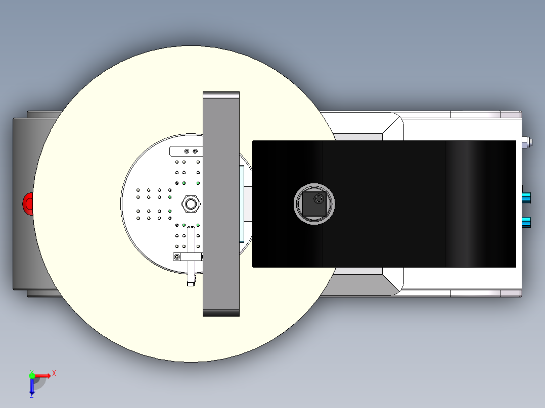 标机检测设备sw21可编辑俯视图