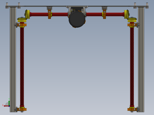 蜗轮箱齿轮电动机升降机sw21可编辑后视缩略图