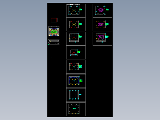 笔记本电脑A面外壳弧度预模具设计图