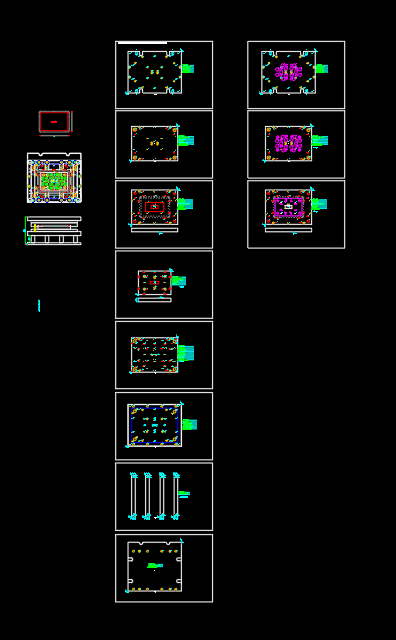 笔记本电脑A面外壳弧度预模具设计图
