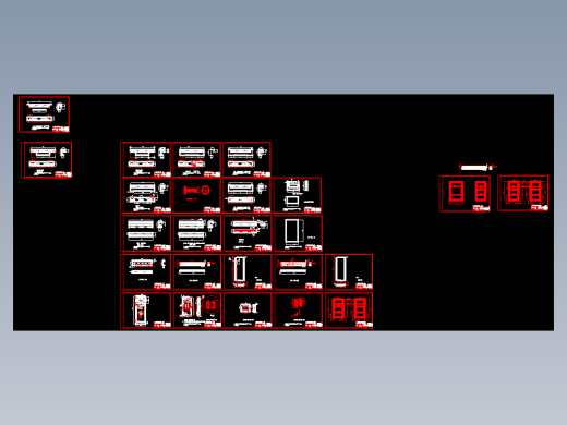 40KV箱变低压柜钣金图