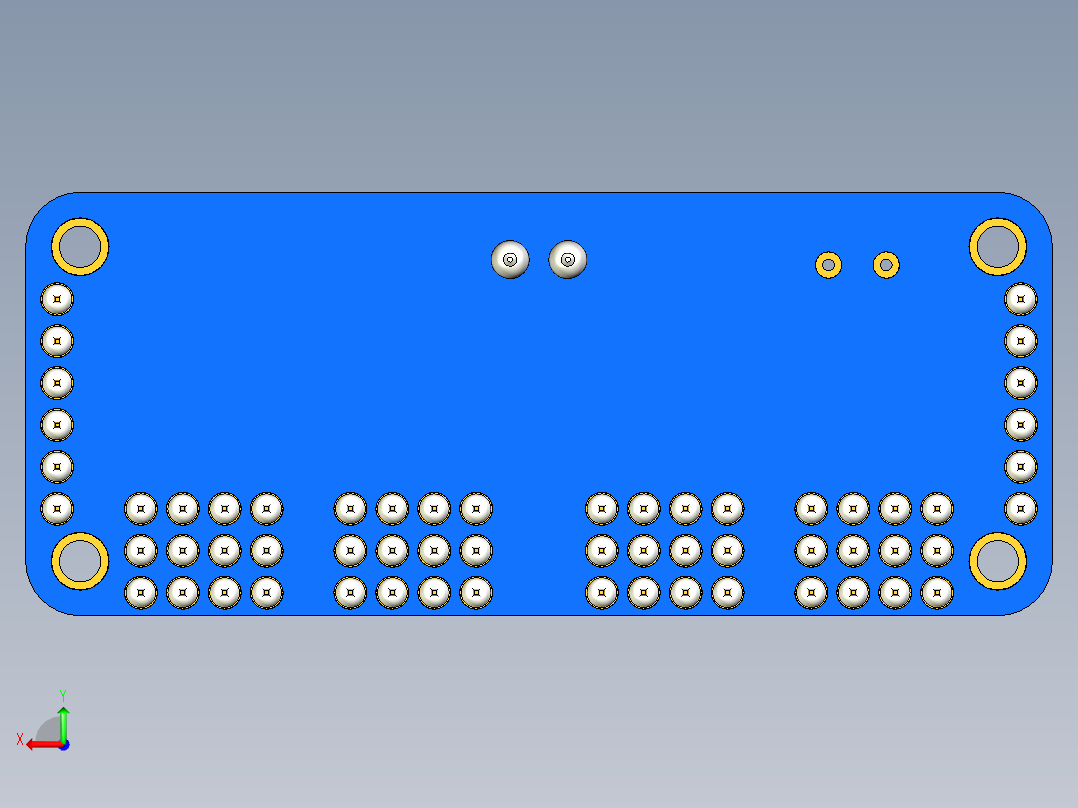 PCA9685 16通道12位。后视图