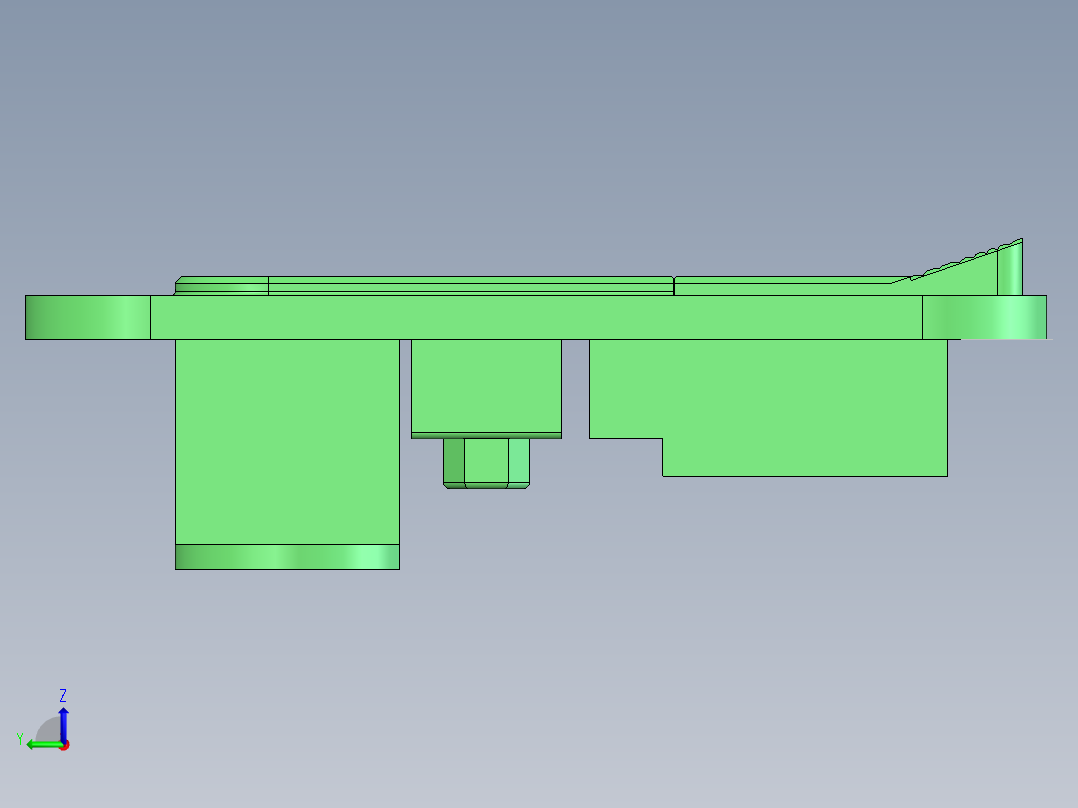 门锁 国产 A303左视图