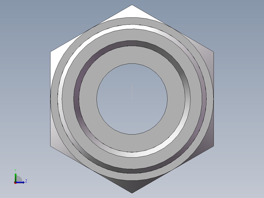 英制锥管螺纹直接头、1DT-42-16SP左视图