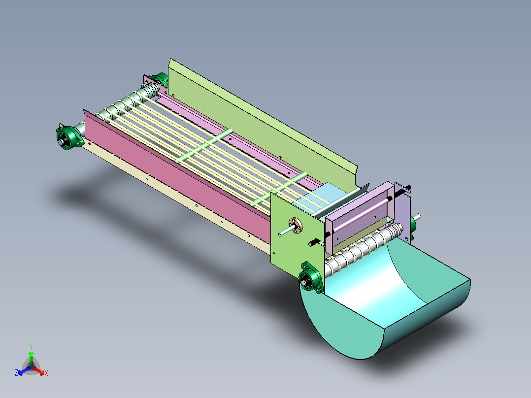 CD-280 休闲食品冷却输送辊道