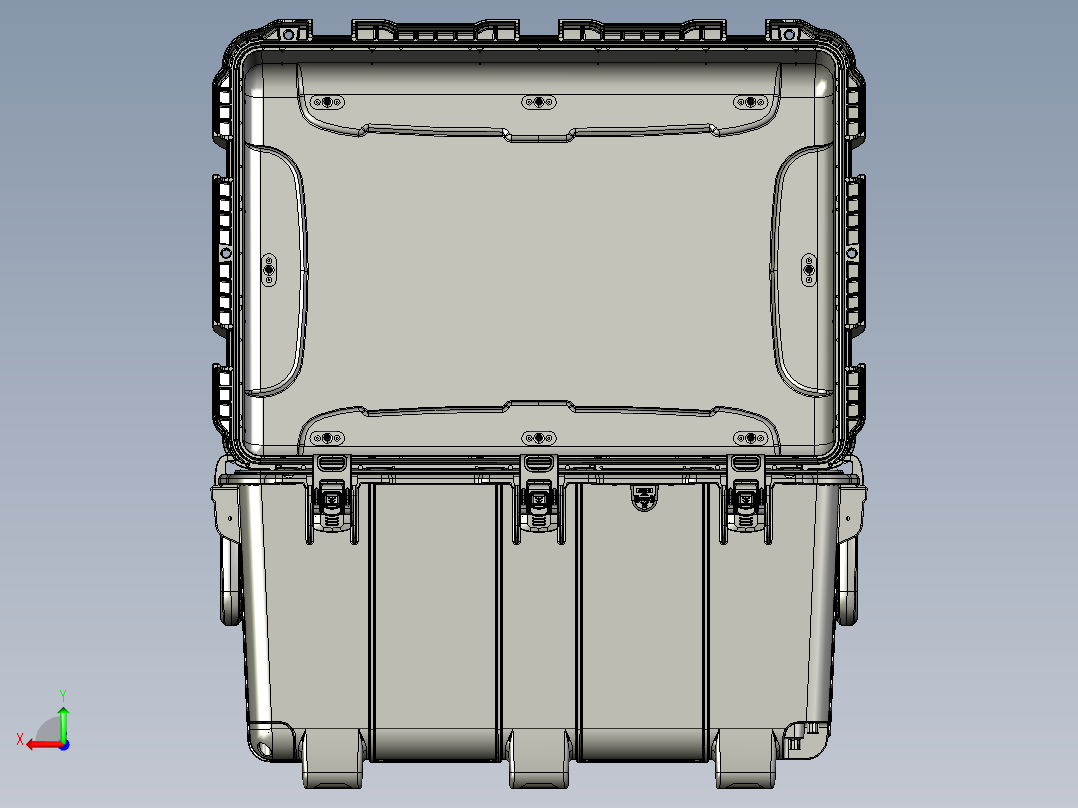 旅行箱(9)后视图
