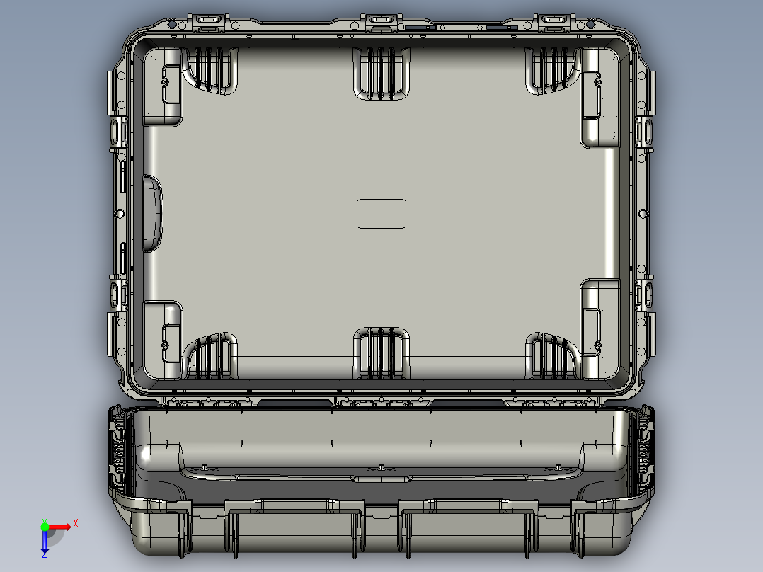 旅行箱(9)俯视图