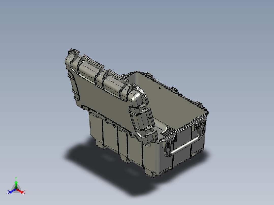 旅行箱(9)正等轴测图