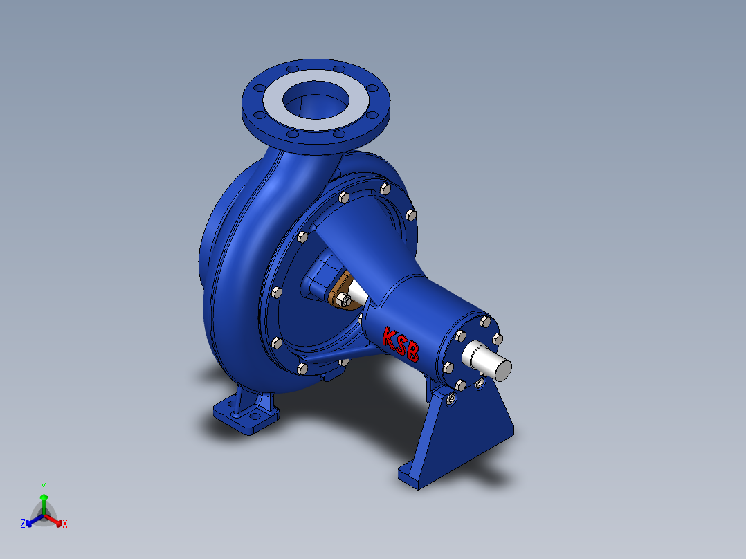 泵、水泵(44)正等轴测图