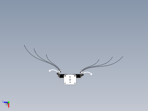 仿生蝴蝶-机械蝴蝶模型三维