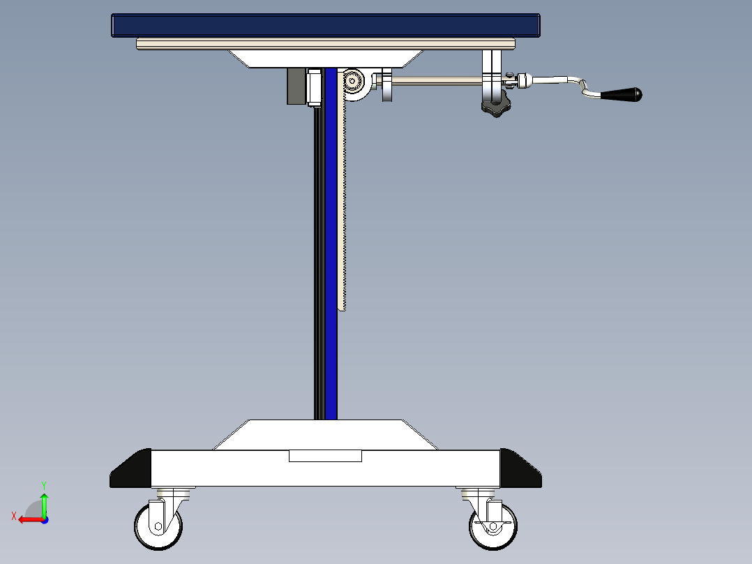 工作台jta-workbench--stp stl后视图
