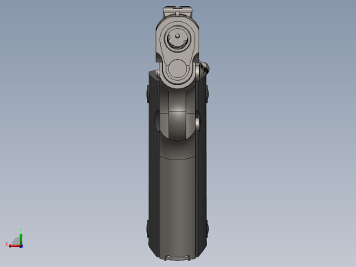 手枪左轮冲锋枪老式狙击步枪设计3D图纸gun-m1911-a1-all-parts SW STP后视缩略图