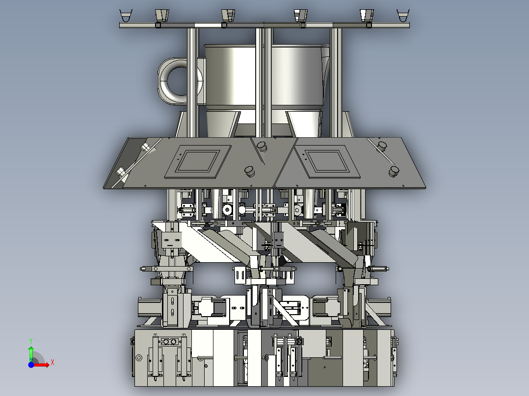 月球生物探测器前视图