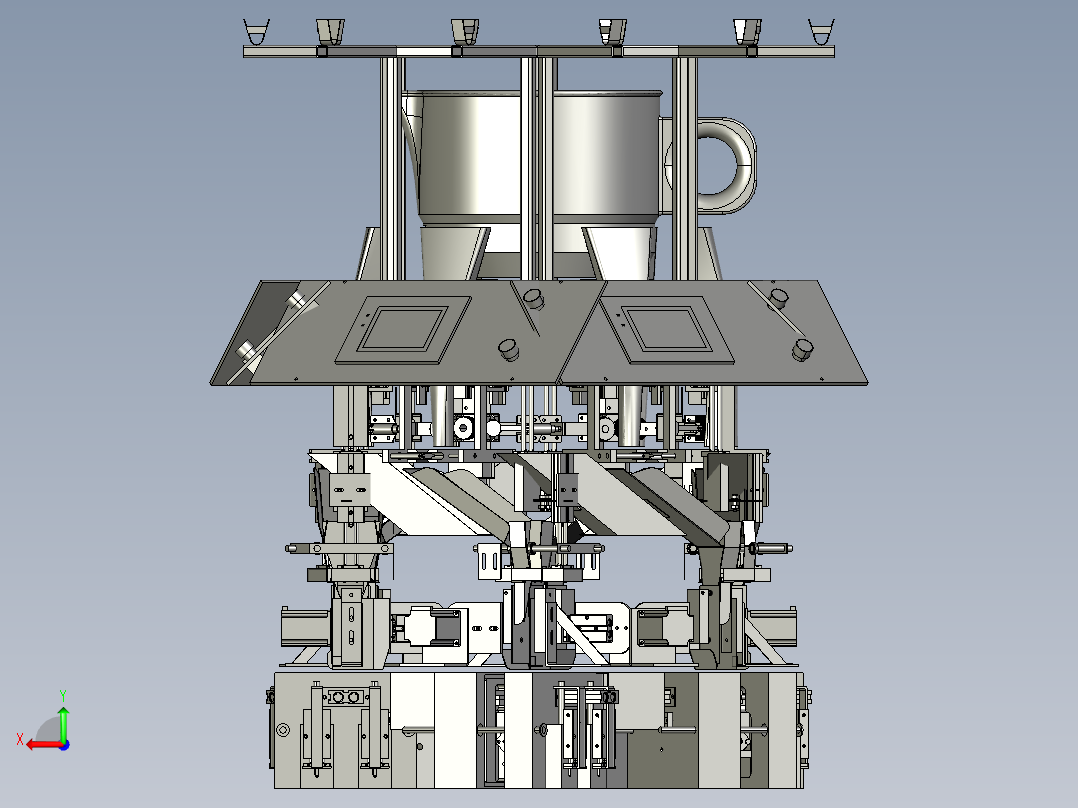 月球生物探测器后视图