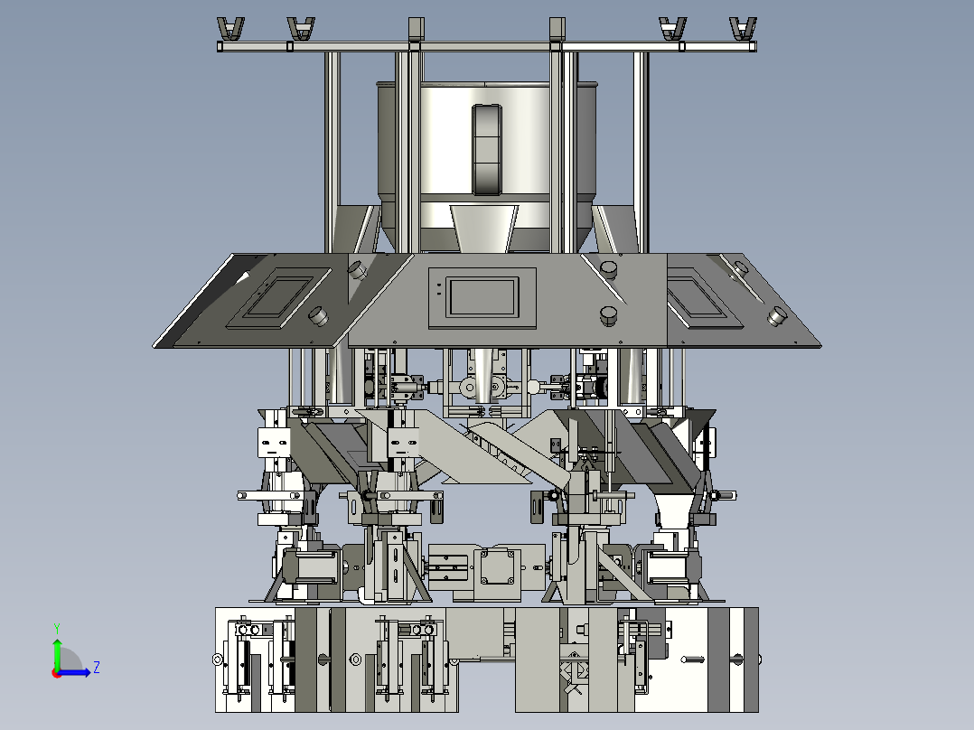 月球生物探测器左视图