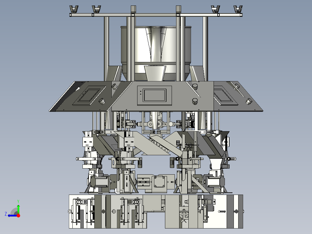 月球生物探测器右视图
