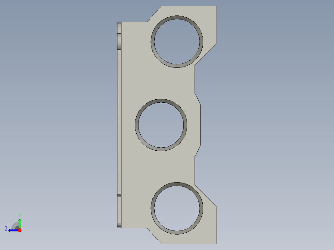 7V200M6F电磁阀底座右视图