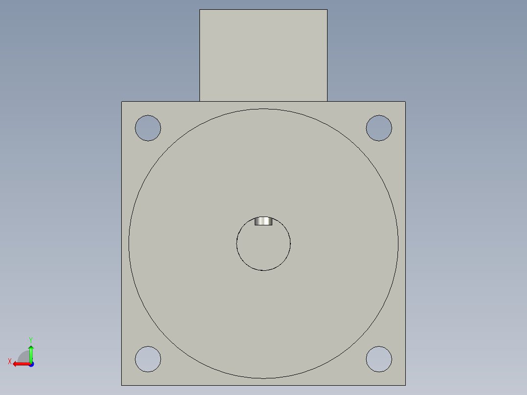 主轴绕线驱动电机MSME102G1C后视图