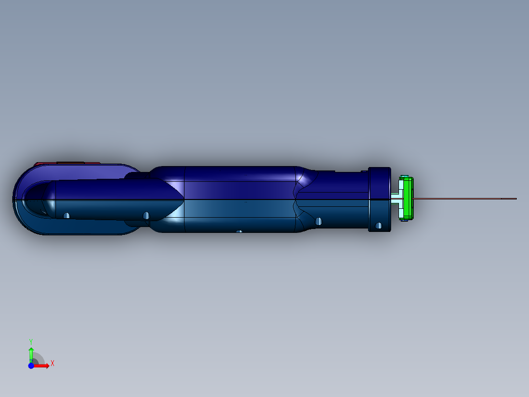用于竹木板加工的往复锯前视图