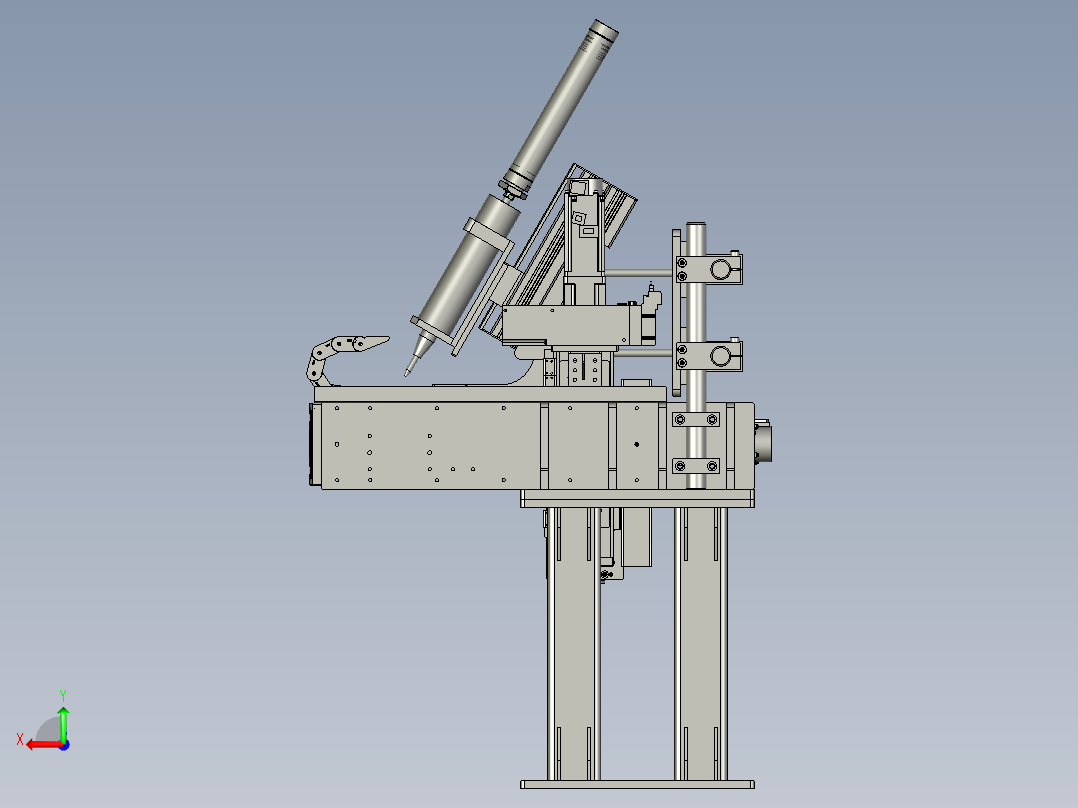 点胶机构后视图