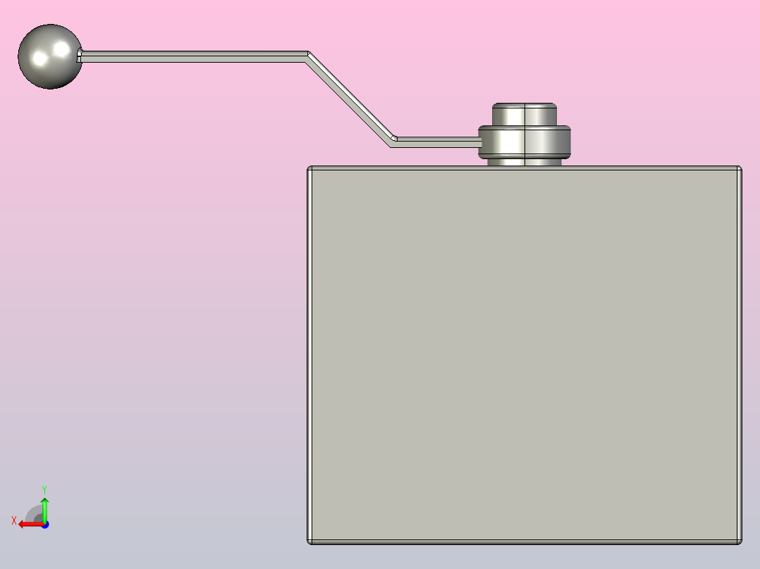 KH3K系列SAE法兰式三通球阀[25]后视图