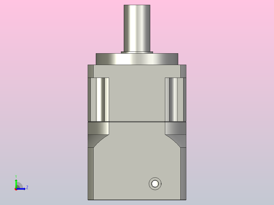 PGH060-L1 11-50-70-M4斜齿行星减速机左视图