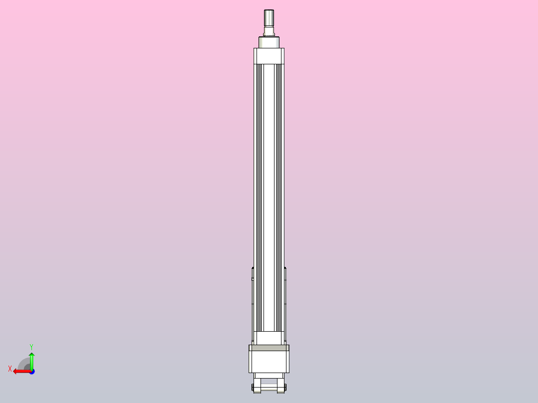 轻载电动缸TPA-ESR40-1210C-L350-MR-CB-W-P40-C3后视图