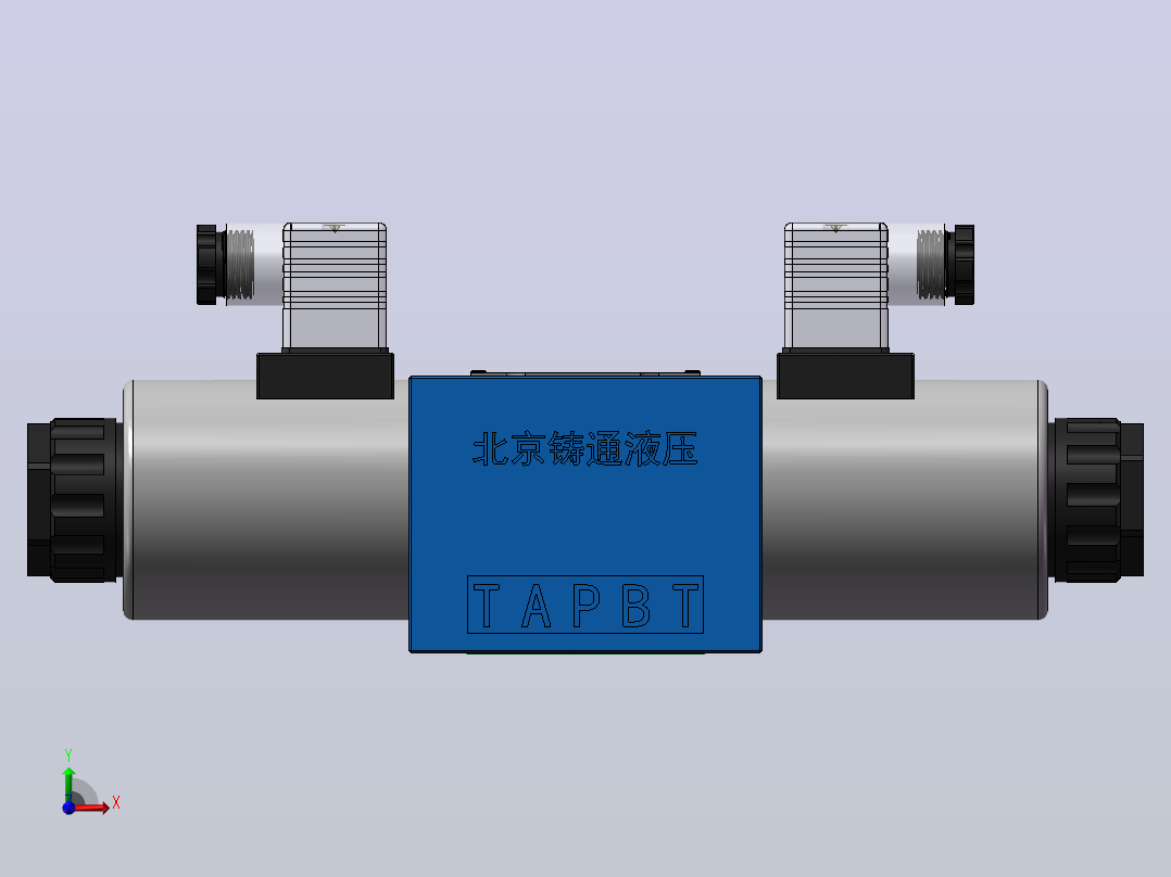 4WE10E 电磁换向阀前视图