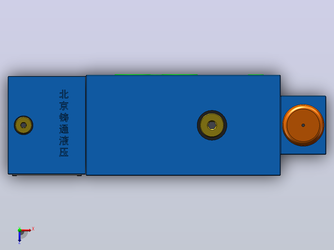 FD12PB 平衡阀俯视图