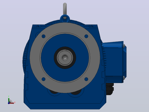 RF107法兰轴伸式安装斜齿轮减速机RF107-Y30-4P-200L-M1-0°-Φ350前视缩略图
