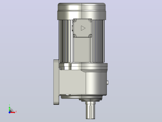 2.2KW-CH型卧式三相铝毂（刹车）马达减速机_CH40-2200前视缩略图