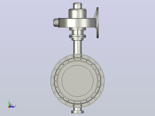 Dt943H(F)-10C.P.R.V-B[DN600]阀，截止阀，风阀，蝶阀左视缩略图