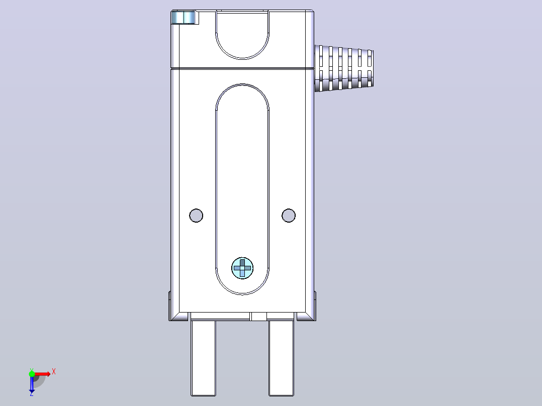 电动夹爪 z-emg-04-3D俯视图