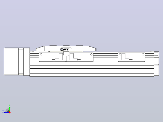 滚珠丝杠直线轴内置导轨TPA-GCR-50-1210C-L100-MR-M10-N3右视缩略图