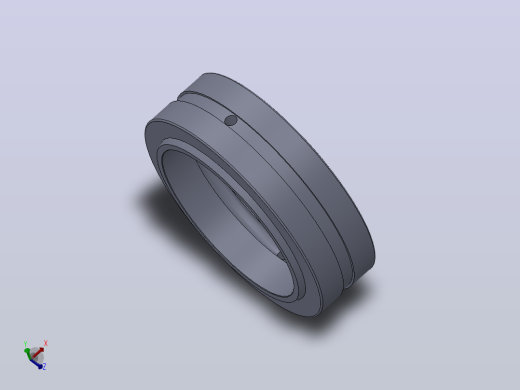 多套GBT9163润滑型向心关节轴承3D模型Solidworks设计