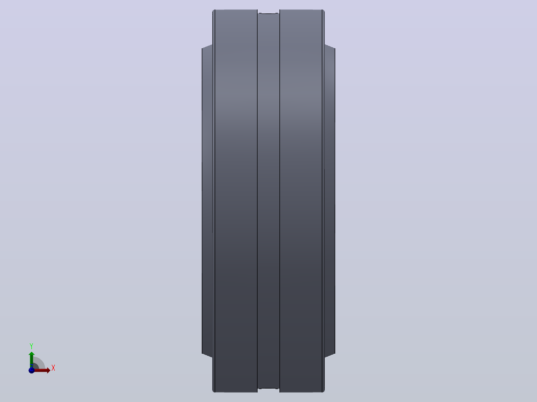 多套GBT9163润滑型向心关节轴承3D模型Solidworks设计前视图